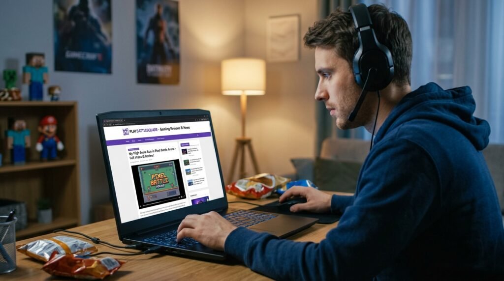 Playing Games on Blog PlayBattleSquare